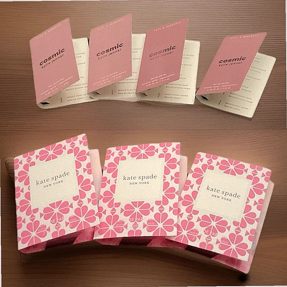 4 Cosmic Kylie Jenner and 3 Kate Spade New York Sample Perfume
