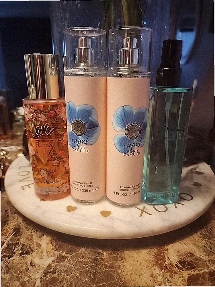 Fragrance Mist Lot: Vince Cumuto, Kate Spade, Guess Bundle
