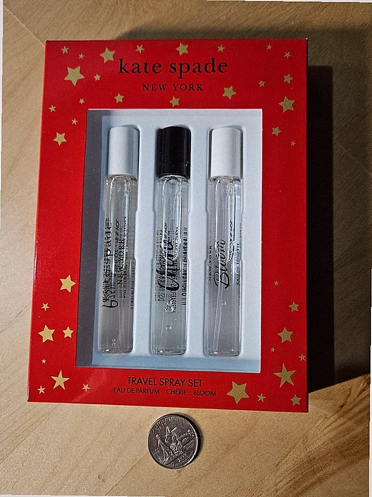 Kate Spade 3-Pc Travel Size Eau de Parfum Gift Set-0.25 Fl. Oz. Each NIB🩷 #I2-2