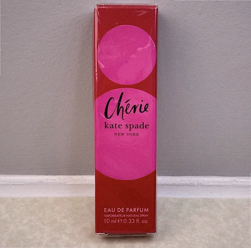 Kate Spade Cherie Eau de Parfum Travel Spray Perfume New York 0.33 oz NIB