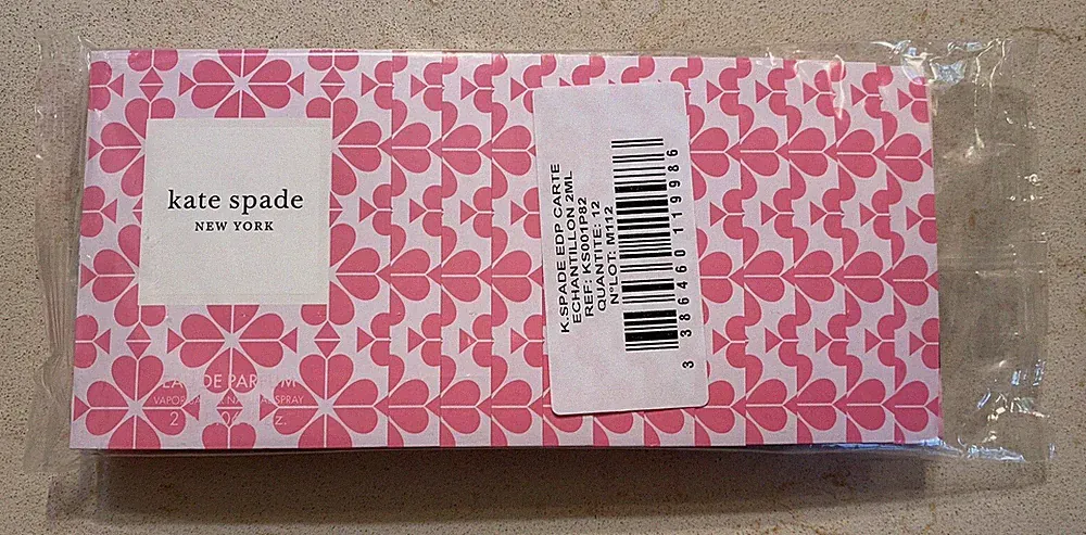 Kate Spade New York 2ML Sample Spray Vials x 12 France