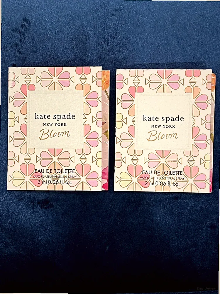 KATE SPADE NEW YORK BLOOM EAU DE Toi SAMPLE SPRAY PERFUME 0.06 FL OZ / 2ML 2 Pcs