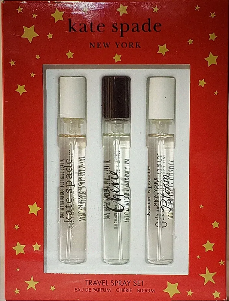 KATE SPADE TRAVEL SPRAY SET of 3 Perfumes ~0.25 fl oz/7.5ml Ea33864